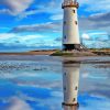 Talacre Lighthouse Water Reflection Paint By Number