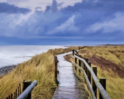 Talacre Wales Coastal Walk Paint By Number