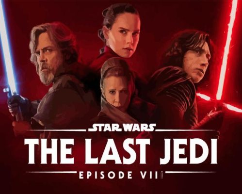 The Last Jedi Star Wars Paint By Numbers