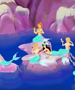 The Mermaids Peter Pan Paint By Number