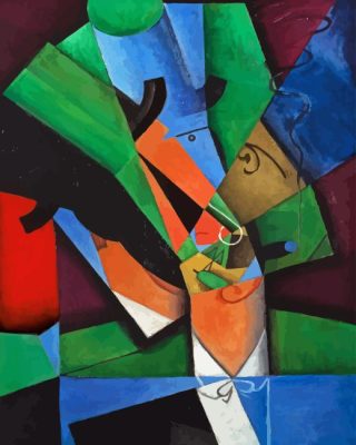 The Smoker By Juan Gris Paint By Numbers