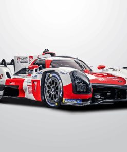 Toyota Hypercar Side View Paint By Numbers