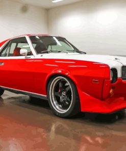 White Red 1969 Amc Amx Car Paint By Number