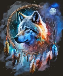 Wolf Spiritual Animal Paint By Number