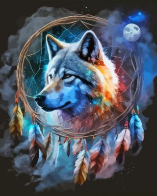 Wolf Spiritual Animal Paint By Number