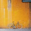 Yellow Building With Bike Paint By Number