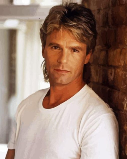 Young Richard Dean Anderson Paint By Numbers