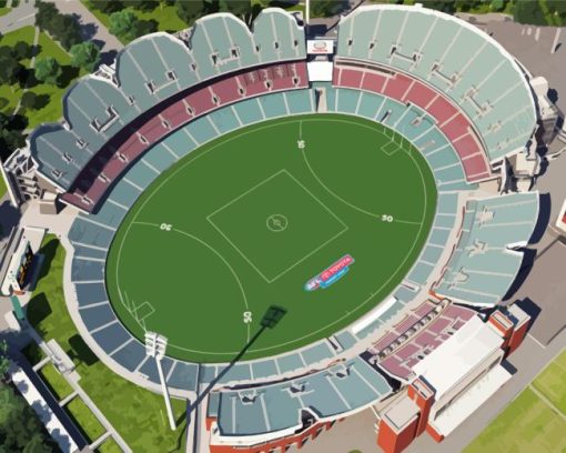 Adelaide Oval Australia Paint By Numbers