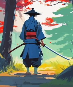 Anime Samurai Paint By Numbers
