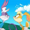 Bugs Bunny And Lola Looney Tunes Paint By Numbers
