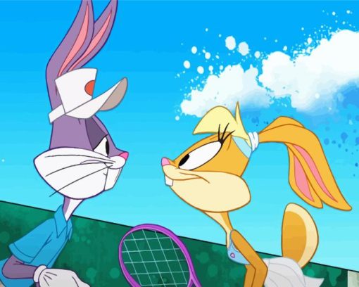 Bugs Bunny And Lola Looney Tunes Paint By Numbers