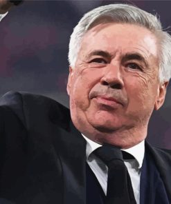 Carlo Ancelotti Real Madrid Manager Paint By Numbers