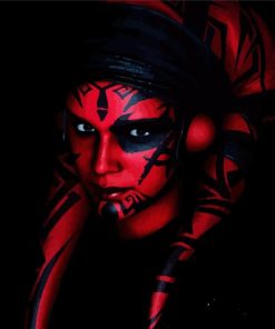 Darth Talon Red Lady Of Star Wars Paint By Numbers