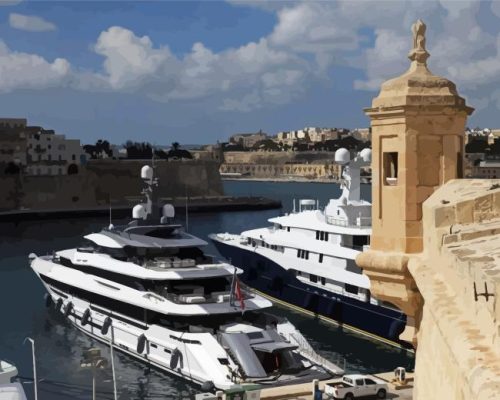 Europe Malta Yachts Paint By Numbers