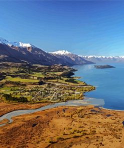 Glenorchy At The Head Of Lake Wakatipu Paint By Number