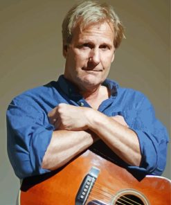 Jeff Daniels With Guitar Paint By Number