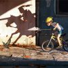 Little Boy Riding Bike Paint By Numbers