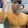 Michael Phelps American Swimmer Paint By Numbers