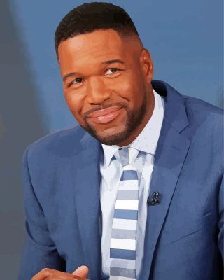 Michael Strahan American Journalist Paint By Number