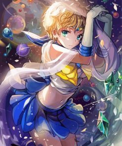 Sailor Uranus Anime Girl Paint By Number