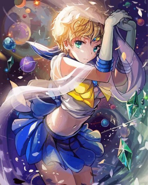 Sailor Uranus Anime Girl Paint By Number