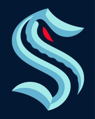 Seattle Kraken Logo Paint By Number