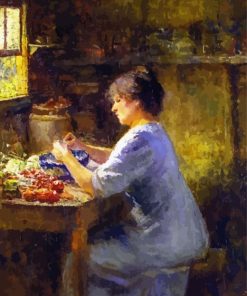 Shelling Peas Frederick McCubbin Paint By Numbers