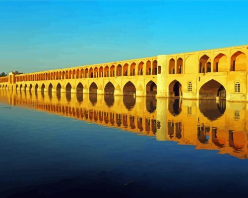 Si O Se Pol Bridge In Isfahan Paint By Numbers