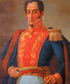 Simon Jose Antonio Bolivar Paint By Number