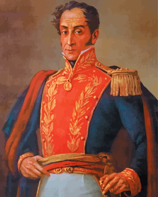 Simon Jose Antonio Bolivar Paint By Number
