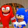 Sonic And Knuckles Anime Paint By Numbers