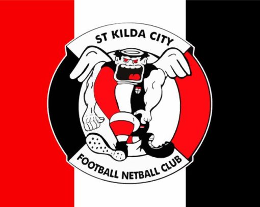 St Kilda Football Club Logo Paint By Numbers