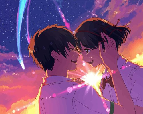 Taki And Mitsuha Kimi No Na Wa Paint By Number