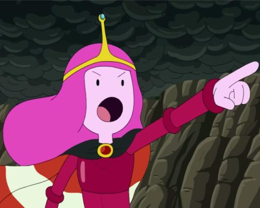 Adventure Time Bubblegum Princess Paint By Number