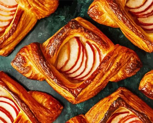 Apple Danish Caramel Paint By Numbers