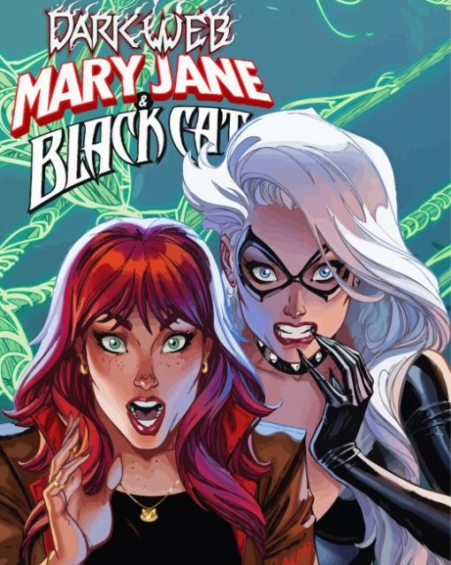 Black Cat And Mary Jane Paint By Number