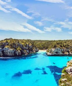 Blue Minorca Sea Paint By Number