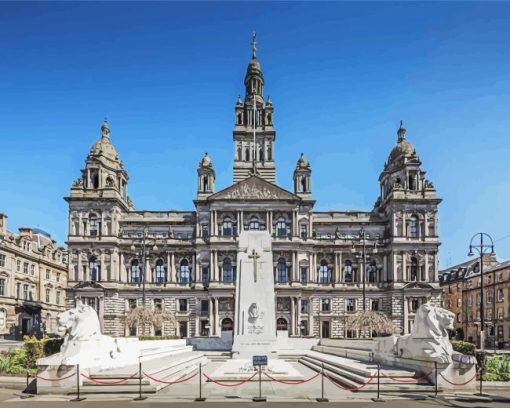 Central Chambers In Glasgow Paint By Number