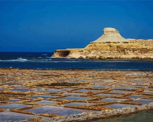 Gozo Island Square Paint By Number