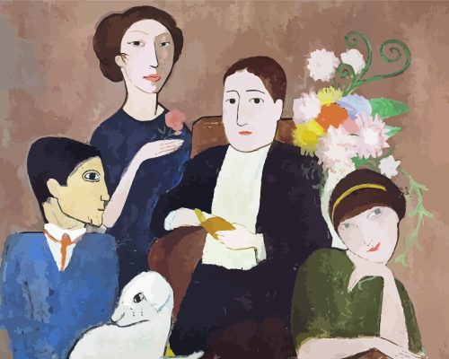 Group Of Artists By Marie Laurencin Paint By Numbers