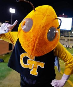 Mascot Of Georgia Tech Football Team Paint By Number
