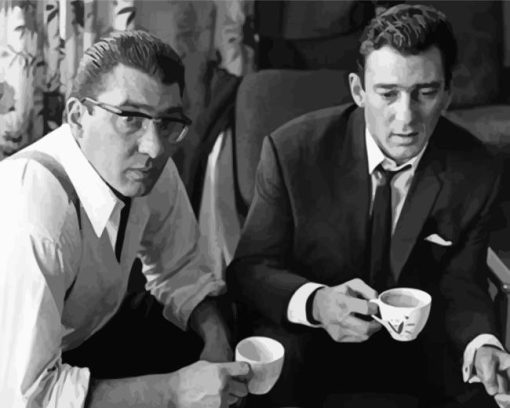 Monochrome Kray Twins Paint By Number