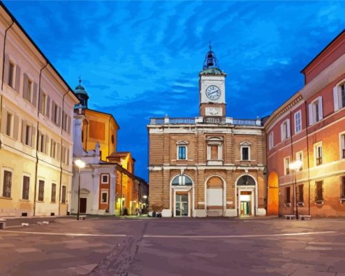 Peoples Square In Ravenna Paint By Number