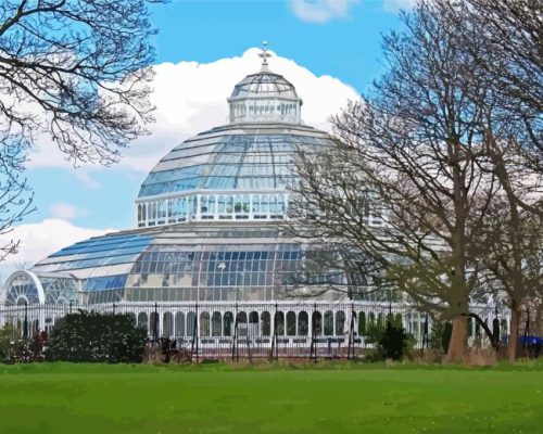 Sefton Park Palm House Paint By Numbers