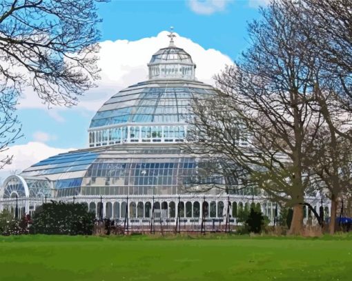Sefton Park Palm House Paint By Numbers