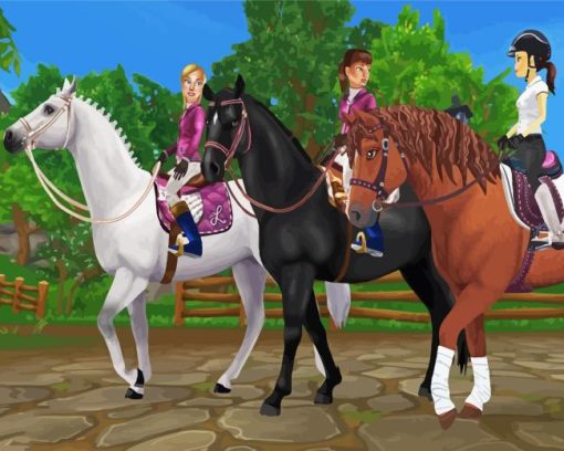 Star Stable Characters Paint By Number
