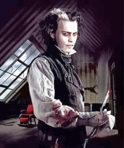 The Demon Barber Sweeney Todd Paint By Number