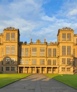 The Front Of The Hardwick Hall Paint By Numbers
