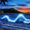 Waikiki Beach Waves Paint By Numbers