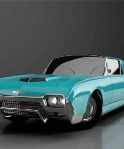 1961 Thunderbird Paint By Numbers